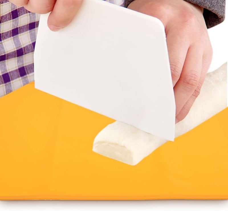 Orange Silicone Dough Rolling Mat 40X50Cm Non Stick Anti Skid Baking Cooking Kneading Mat - Image 3